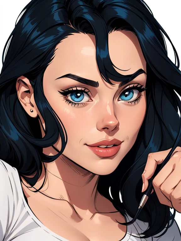 estilo de desenho animado:1.2), draw ART Artline fundo branco mulher Imagem de desenho animado de uma mulher , roupas sensuais , garota super valente destemida , cartoon style illustration, estilo de arte dos desenhos animados, estilo de arte dos desenhos animados, digital illustration style, design de personagens altamente detalhado, arte digital detalhada fofa, City fan art, design de personagem retrato, beautiful digital illustration, retrato de alta qualidade, arte em quadrinhos, retrato do design do personagem, white background Busty without clothes and medium breasts cartoon style female character dressed in Fallout 4 uniformCharacter Christina Ricci black hair style Morticia AddamsCartoon image of a woman .cartoon style illustration, estilo de arte dos desenhos animados, estilo de arte dos desenhos animados, digital illustration style, design de personagens altamente detalhado, arte digital detalhada fofa, City fan art, Design de personagens de retrato, beautiful digital illustration, retrato de alta qualidade, Arte em quadrinhos, jovem expressando desejo sexual. Seios lindos e redondos sorriso de felicidade