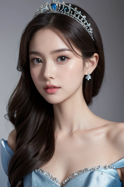 princess Cinderella, very realistic, cute, highly detailed face and skin,