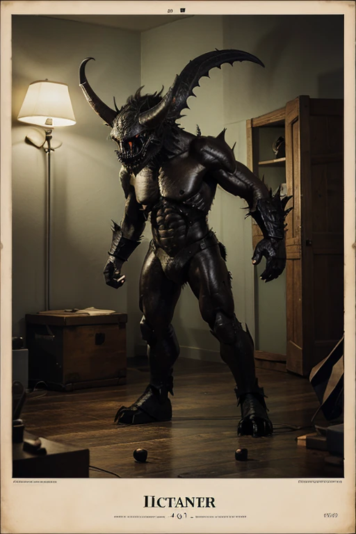 caffine depicted as a monster