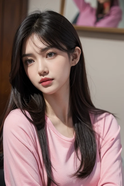 Mobile legends , carmilla, upper body, pink casual clothes