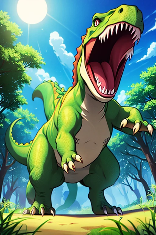 dinosaur　trex Illust