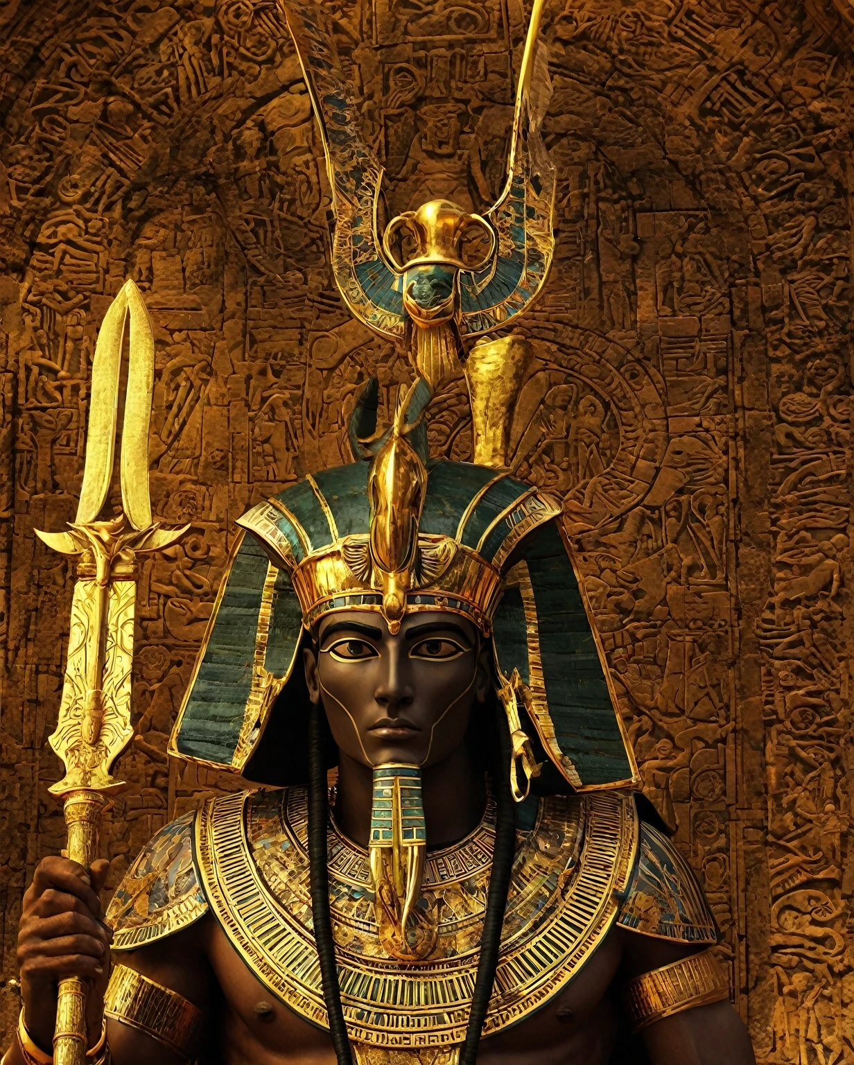 Osiris(Osiris)The god of death in mythology,He is also the ruler of the underworld.。He is the son of Geb, the god of the earth.