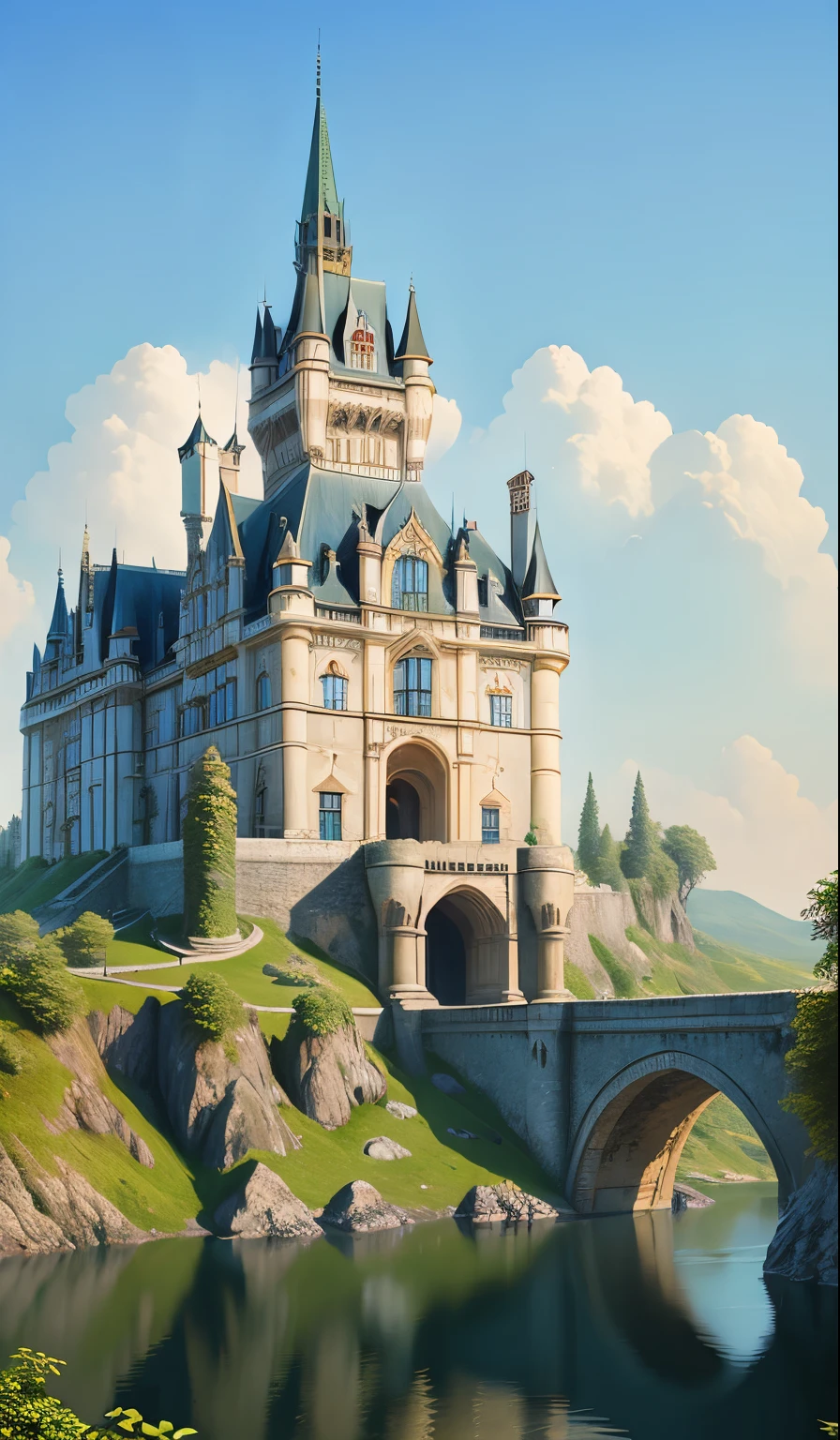 ((masterpiece)),((best quality)),((high detial)),((realistic,))
Castles, Villas, European architecture