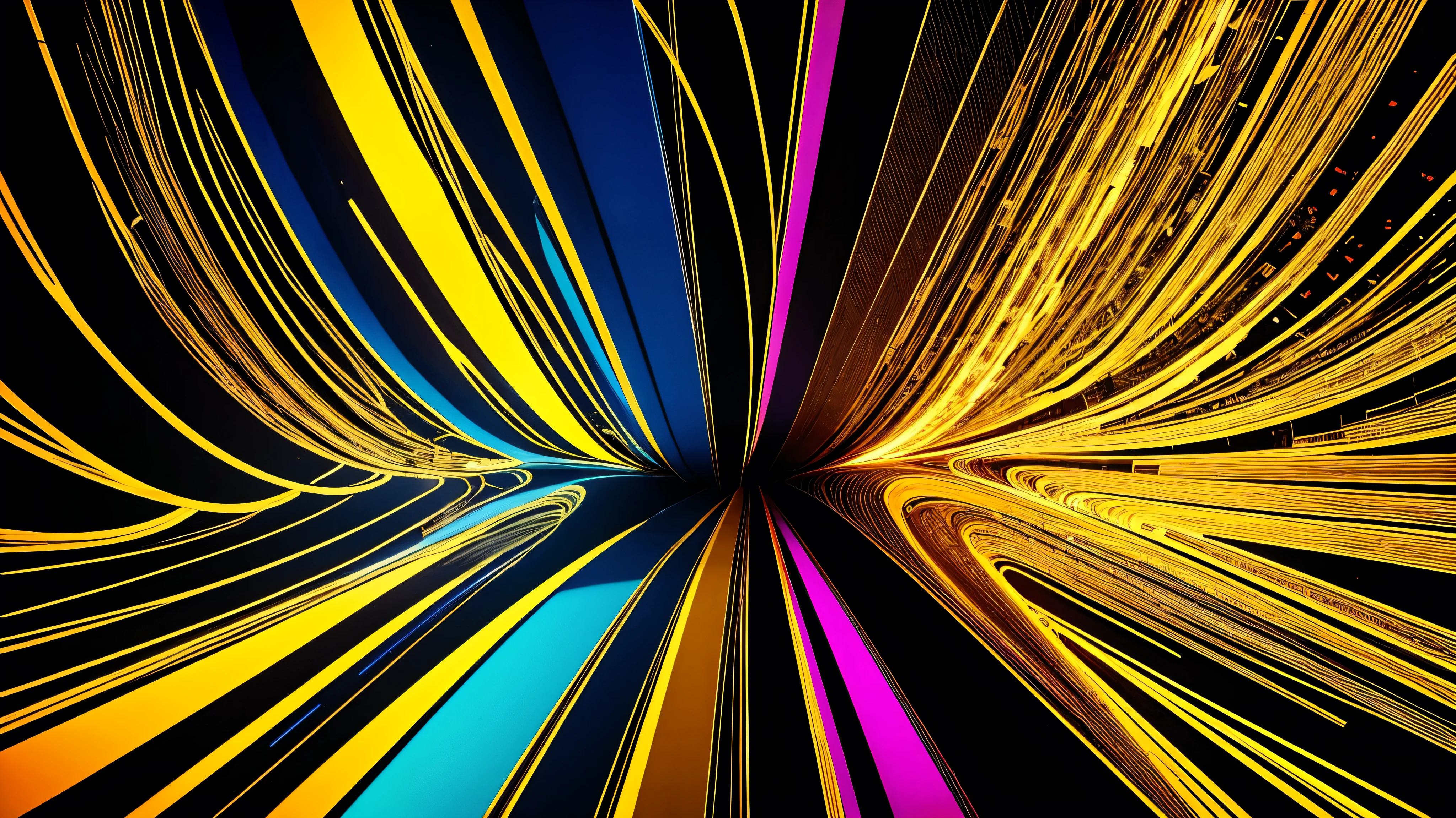 abstract lines colorful