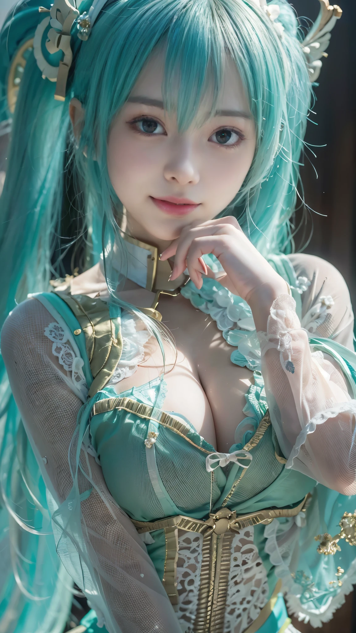 ((highest quality, 8K, masterpiece)), (Sheer sexy costume:1.4), Awesome girl, whole body, pretty girl, Slender body, , delicate, (Beautiful breasts:1.2), (Beautiful buttocks), (Perfect Eyes:1.3), (A face with attention to detail:1.2), Same eyes, Glare, Global Illumination, Soft Light, dream lights, Night Sky, nebula, White Crystal, moonlight, Tranquility, summer, (Perfect Anatomy:1.4), ((Hatsune Miku)), (Detailed hands:1.4), (Smile), (((Fit for wooden horse torture)))