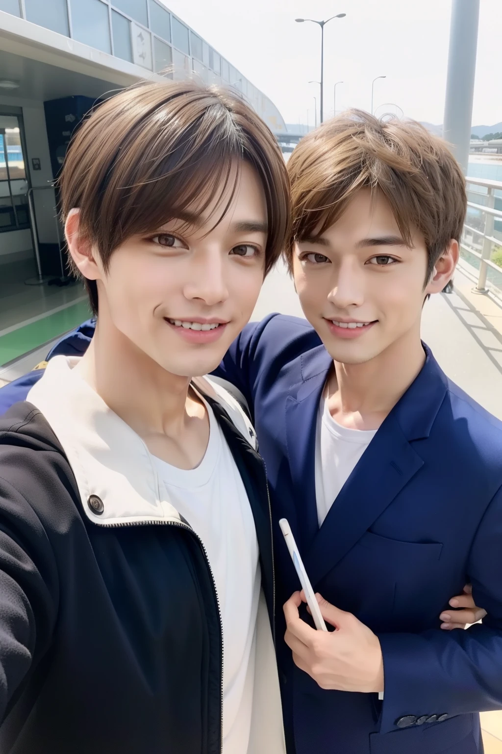Handsome(Kurapika from Hunter Hunter in anime)20Japan beautiful boys in their generations looking at the camera Smile、ferry
