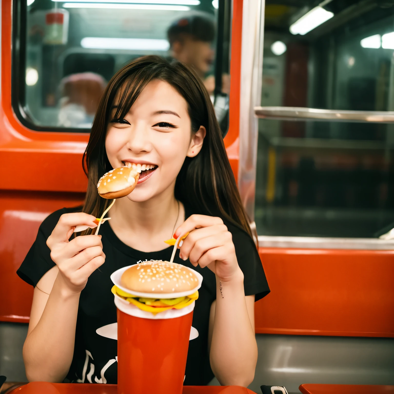 train,Eating a hamburger,male,happiness