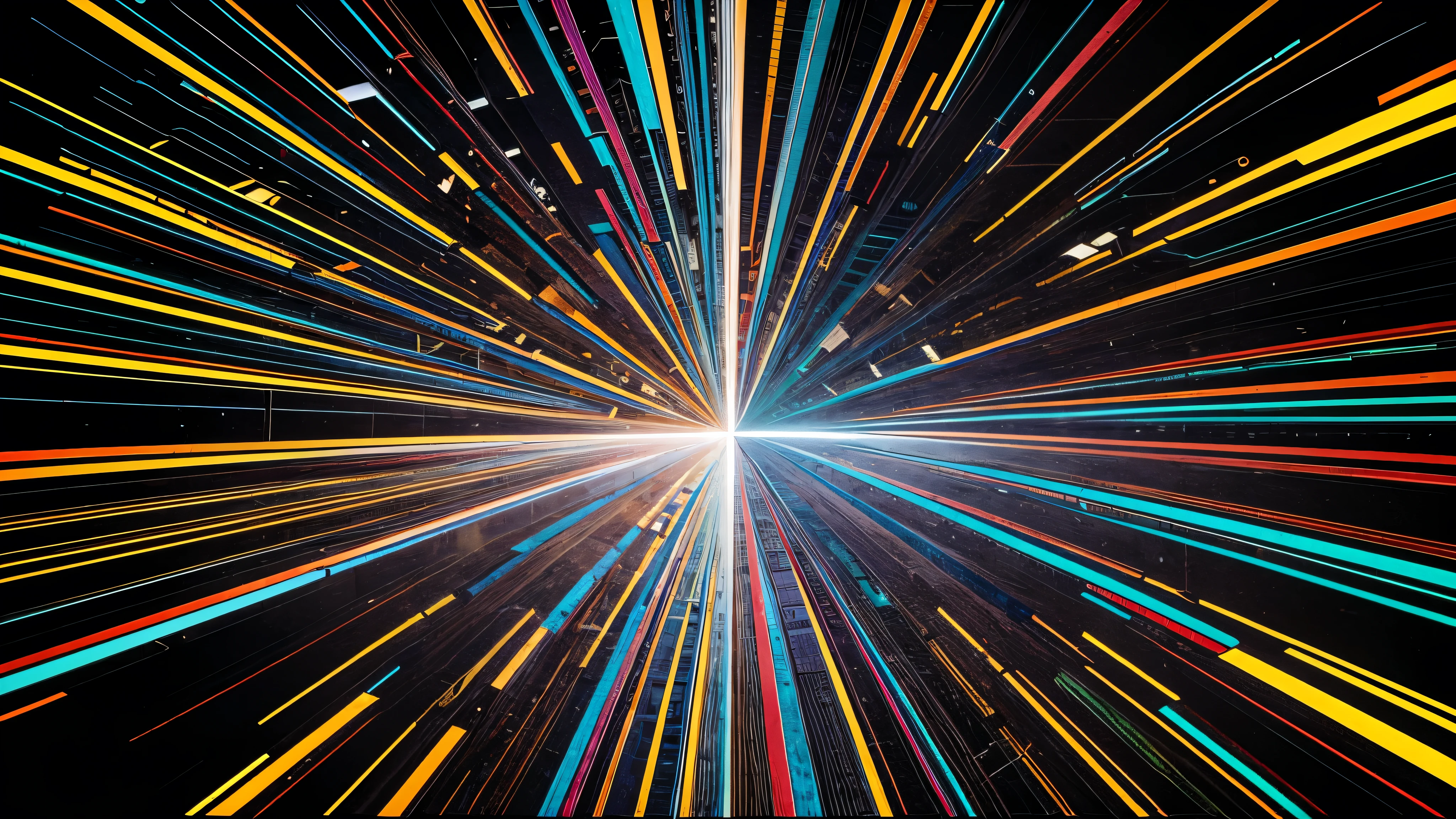 abstract lines colorful with square limbus
