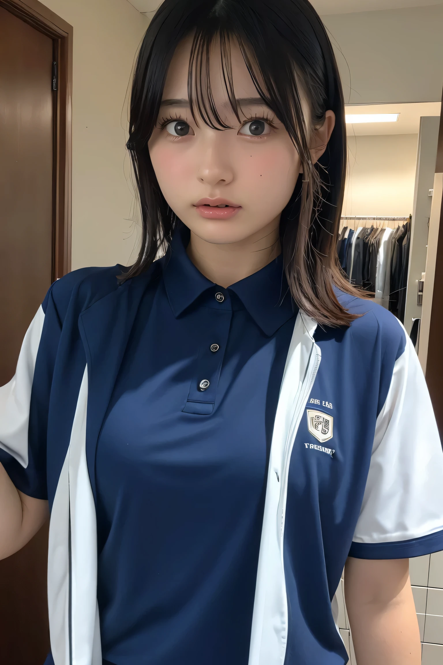 ((Upper Body))、Golf Team - smart golf shirts and trousers.
