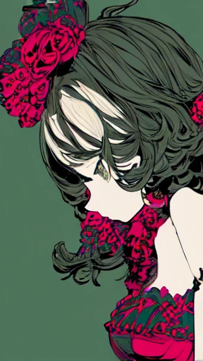 girl,masterpiece, highest quality, official art, flat color
