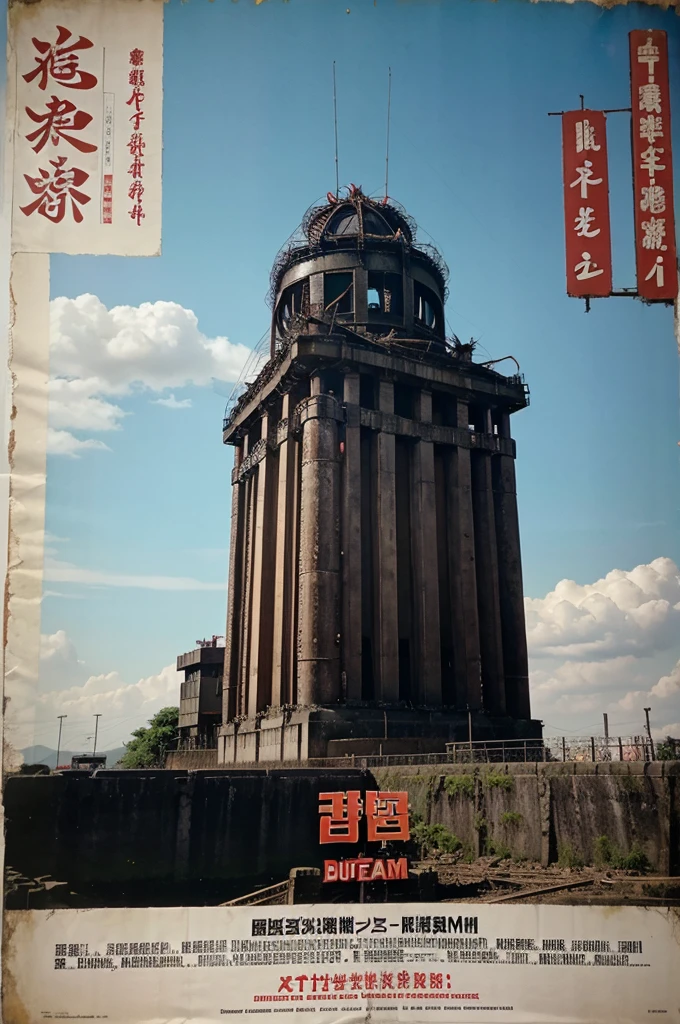buatkan poster tentang pengeboman hiroshima dan nagasaki