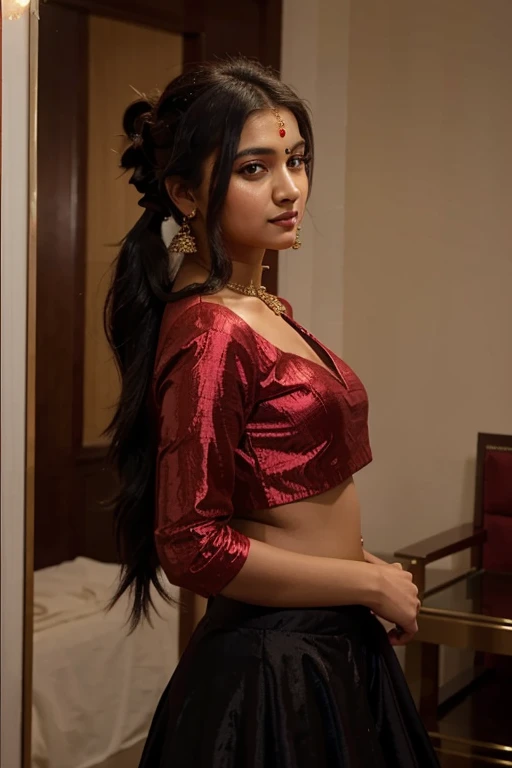 anusha hot photos in maroon dress, indian, traditional beauty, indian style, indian girl with brown skin, indian goddess, sexy girl with dark complexion, provocative indian, very seductive pose, attractive pose, showing her shoulder from back, very sexy pose, with lovely look, back pose, sexy pose, indian super model, beautiful pose, side pose, full body