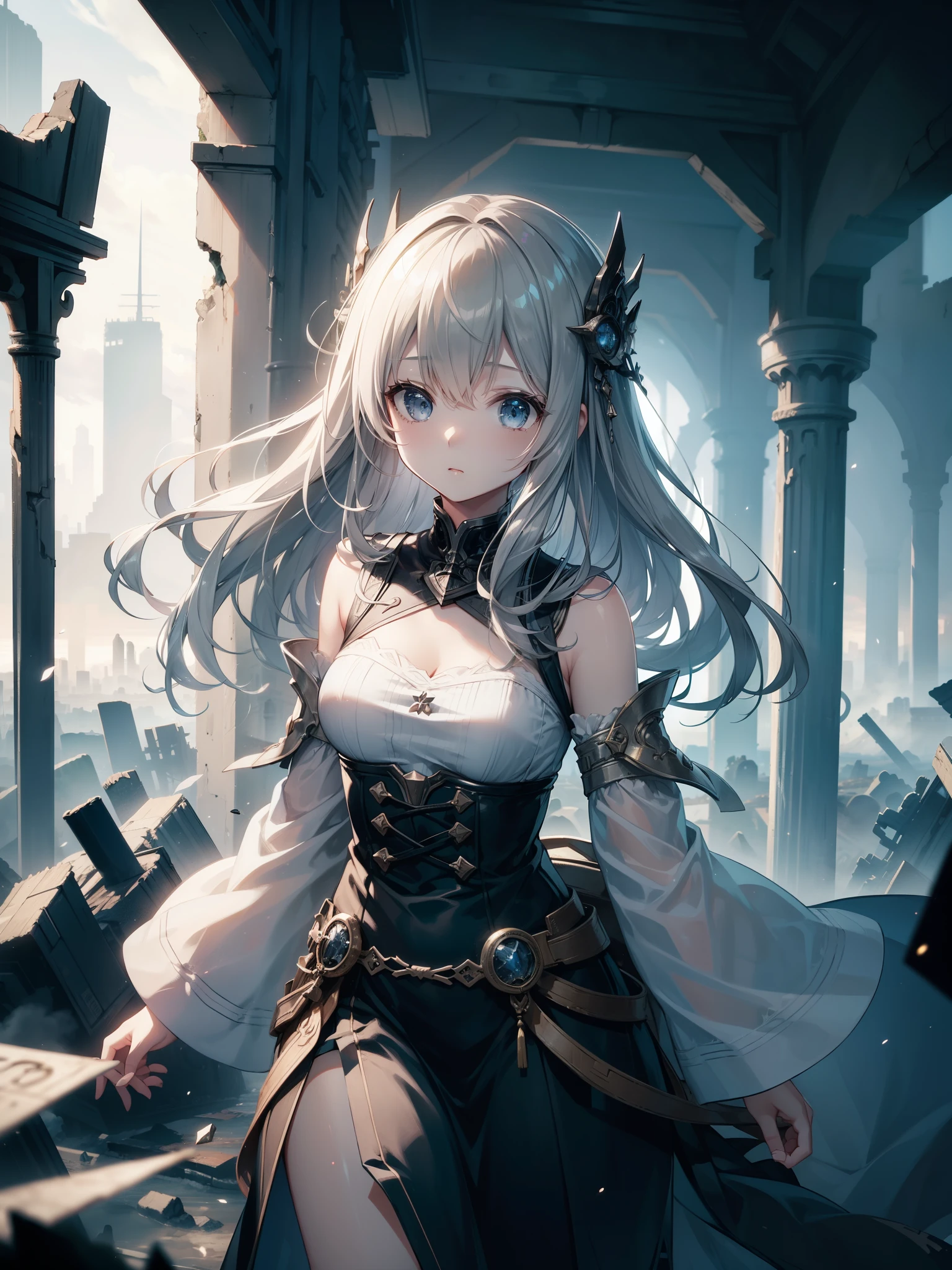 One girl,Sexy pose,Highest quality,masterpiece,figure,Very delicate and beautiful,CG,Unity,8k wallpaper,wonderful,In detail,masterpiece,Official Art,Very detailed CG Unity 8k wallpaper,Incredibly absurd,Large file size,Very detailed,High resolution,Very detailed,Beautiful detailed girl,Realistic,from the front,Outdoor,Turtleneck shirt,skirt,Light contrast,