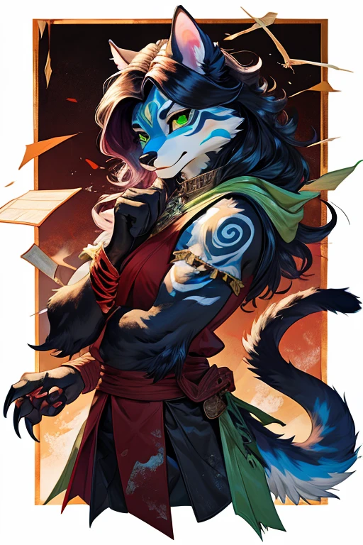 Majestic Female Furry, Domineering Intention, Enticing and Alluring Figure,
This Female Furry, possessing a hairy and captivating physique,
((Strong libido: 1.4)),
((Yo-kai: 1.2)),
Reddish-brown fur, Cat-like ears,
Green iridescent eyes gleaming with menace,
White bushy tail swishing with danger,
((Clawed: 1.1)),
Female canine hands, White claws sharp as razors,
((Hair detail: 1.2)),
Clothing torn from her recent struggle,
((E