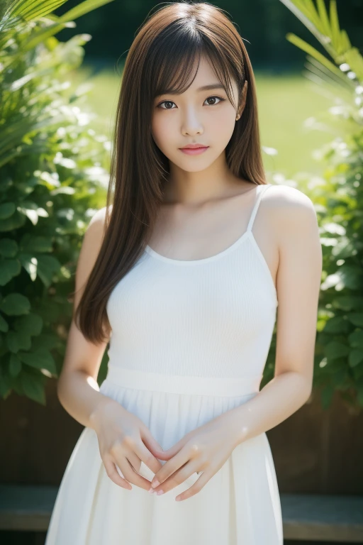 (masterpiece、16k image、high resolution、highest quality)、solo、One Girl、(Japanese Girls' High School Sailor Uniform,perfection)、(Perfect Anatomy,Beautiful body、Healthy Body、Beautiful Skin)、sunny day、Black-haired、ponytail、black eye、On the way home、Small Tits:1.5、School zone、artistic.、Beautiful woman、Beautiful Body、smile、Age 22