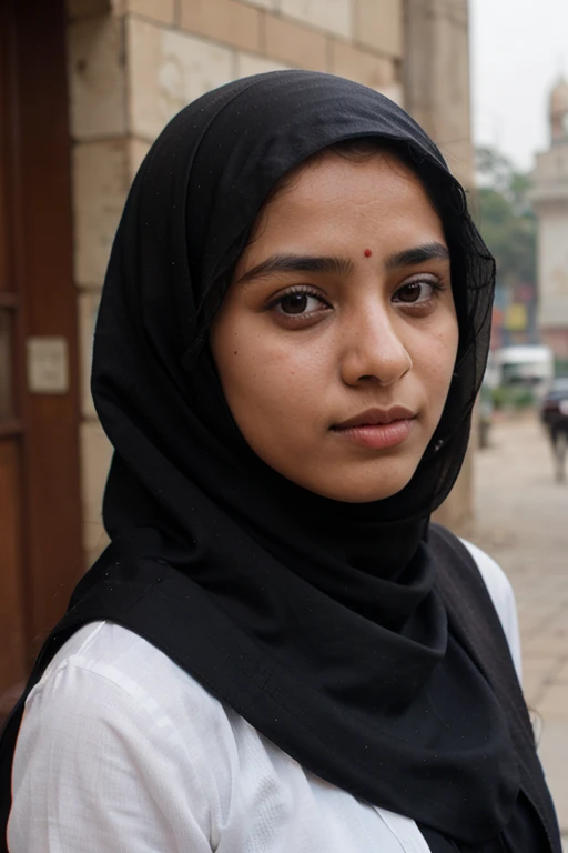 Muslim girl in lucknow with hijab