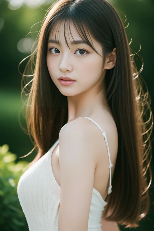 (masterpiece、16k image、high resolution、highest quality)、solo、One Girl、(Japanese Girls' High School Sailor Uniform,perfection)、(Perfect Anatomy,Beautiful body、Healthy Body、Beautiful Skin)、sunny day、Black-haired、ponytail、black eye、On the way home、Small Tits:1.5、School zone、artistic.、Beautiful woman、Beautiful Body、smile、Age 22