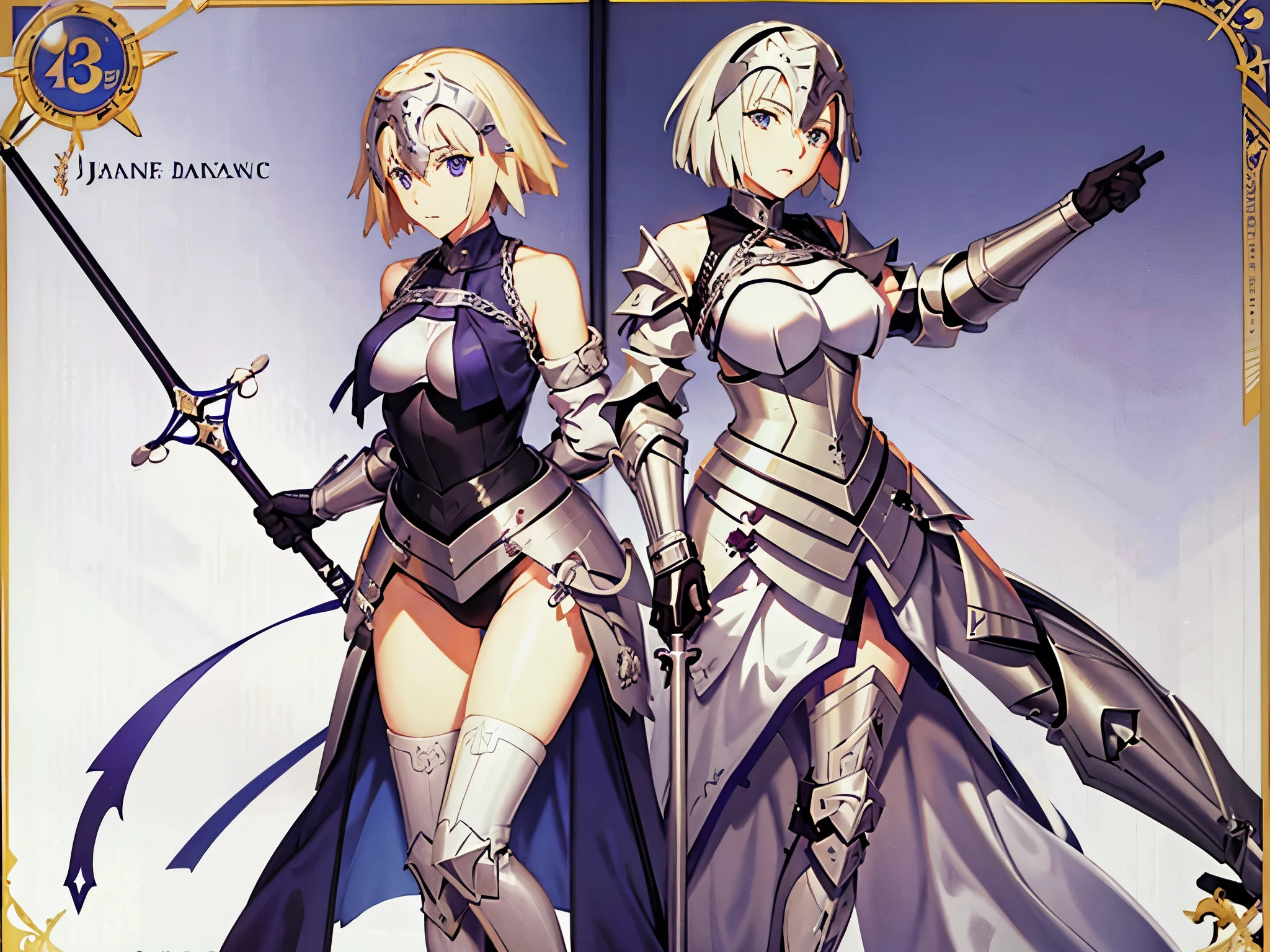 Jeanne d'Arc dynamyic pose