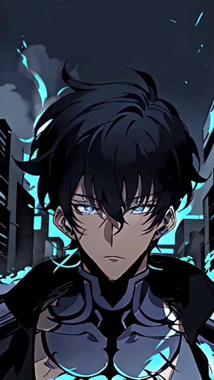 anime style drawing of a man with a piercing gaze, 8k badass anime, tall blue eyed anime man, handsome man in demon slayer art, inspired by Okumura Masanobu, trigger anime art style, official anime stills, main anime art, male anime character, background garden, full body, young anime man, official art, epic anime style, handsome anime poses