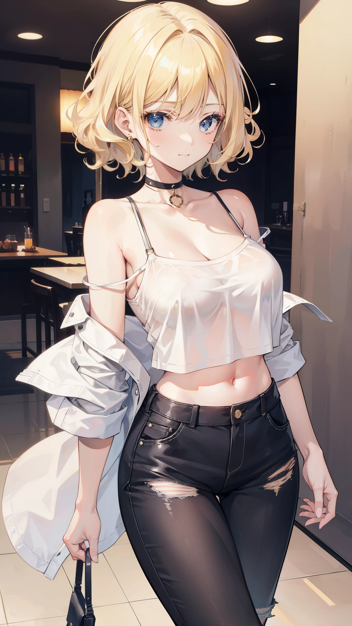 4 girls,Off-the-shoulder attire,multiple girls,image quality、posh,Short hair details,sidefellatio,ssmile,,Best Bust 100 Tank Tops、high high quality、visual art、Background and current situation