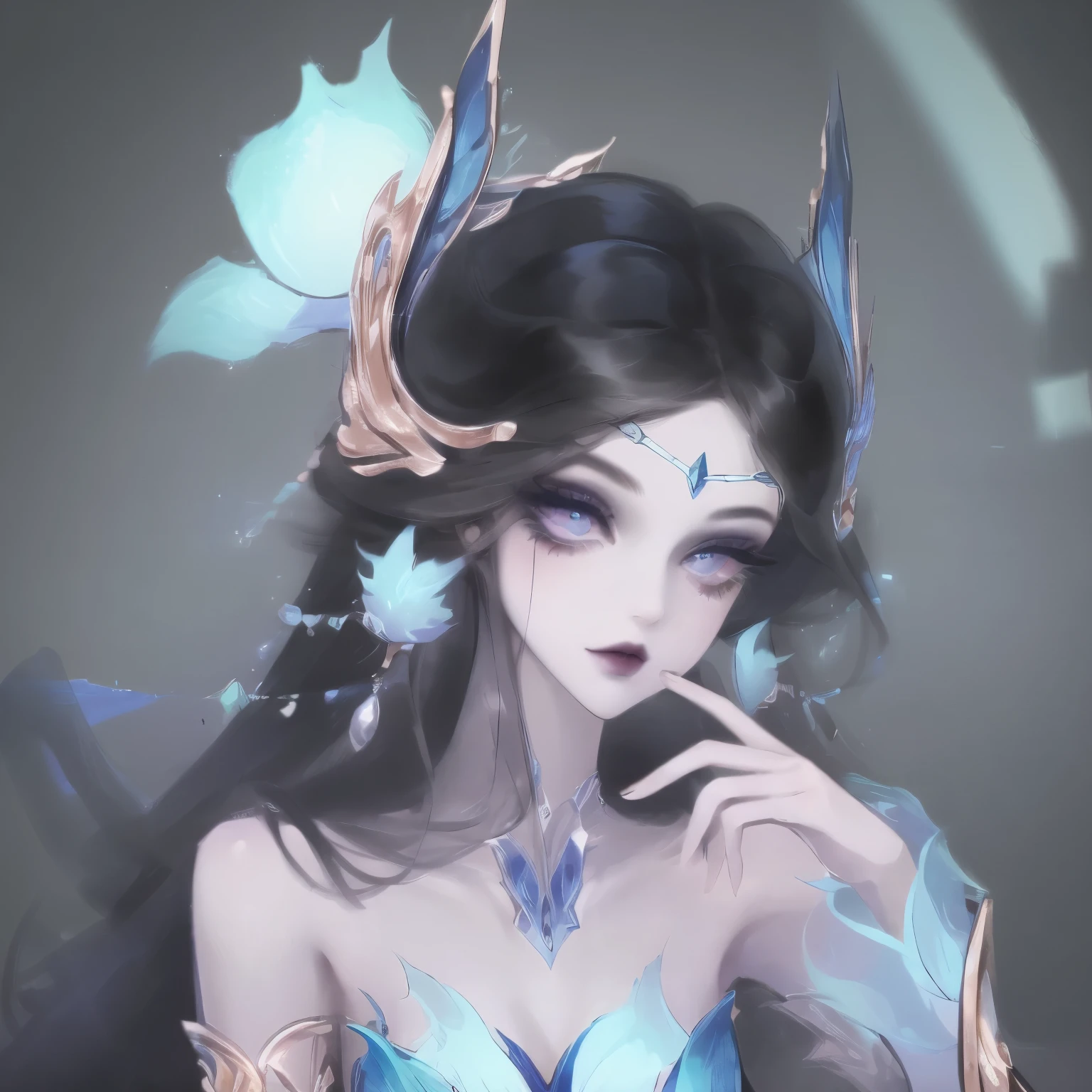 beautiful, masterpiece, best quality, ((beautiful eyes), (Delicate face)), Body, cartoon, 1 Girl, same,, Portrait shooting, Looking at the audience, Intricate details,, ((Strong contrast between light and dark)),, (5 fingers, Beautiful hand shape, 1.5)),