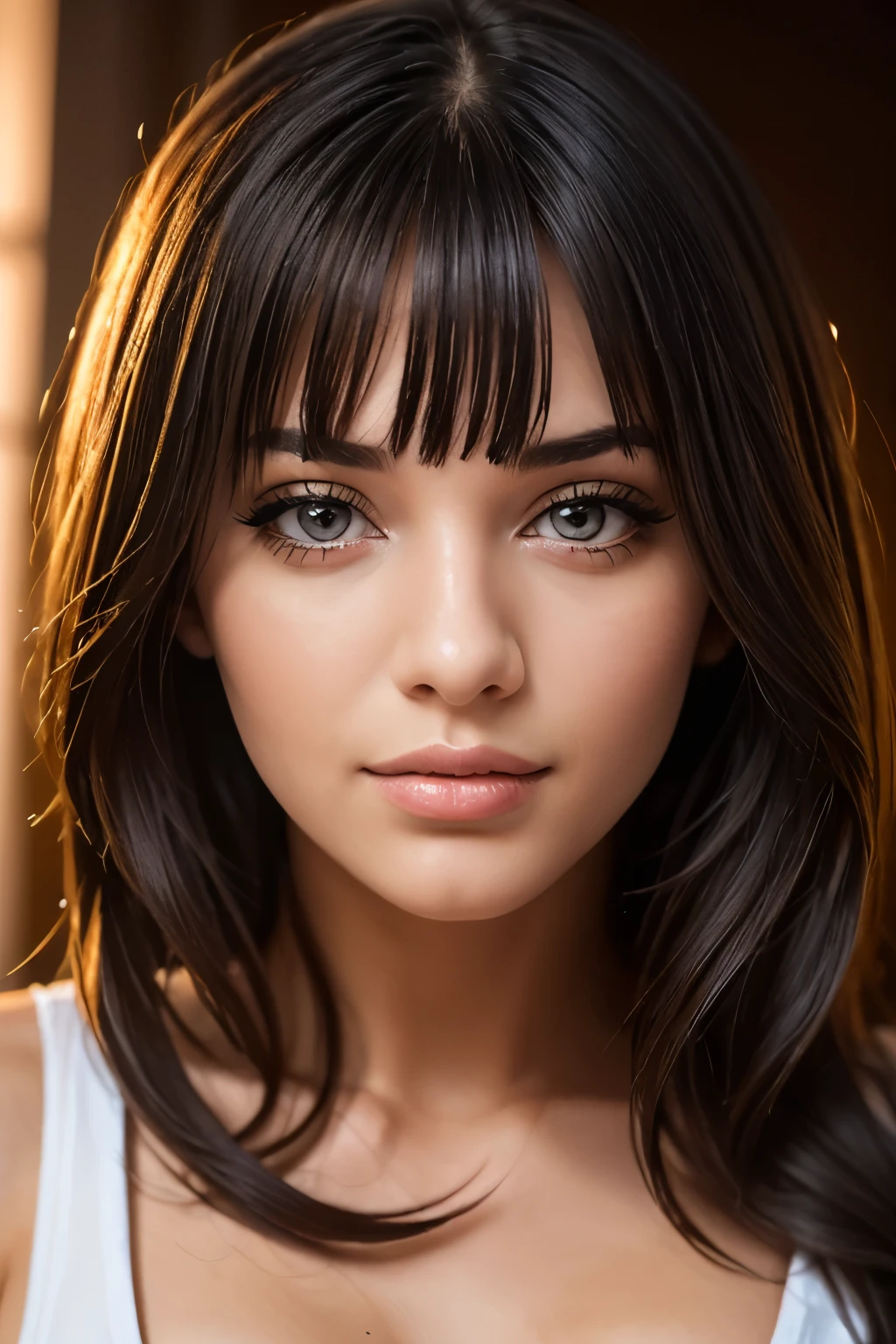 (masterpiece, realistic, best quality, ultra detailed), intricate, professional photography, HDR, High Dynamic Range, (8k UHD), RAW photo, dslr, realistic LUT, cinematic LUT, perfect lighting, professional lighting, cinematic lighting, cinematic shadows, iridescent lighting, Stunning, (1girl:1.2), cute, extreme detailed, (black_hair:1.1), colorful,highest detailed, facing_viewer, lightning, ewelry:1.4, , random color, long curly wave hair, full_body,
