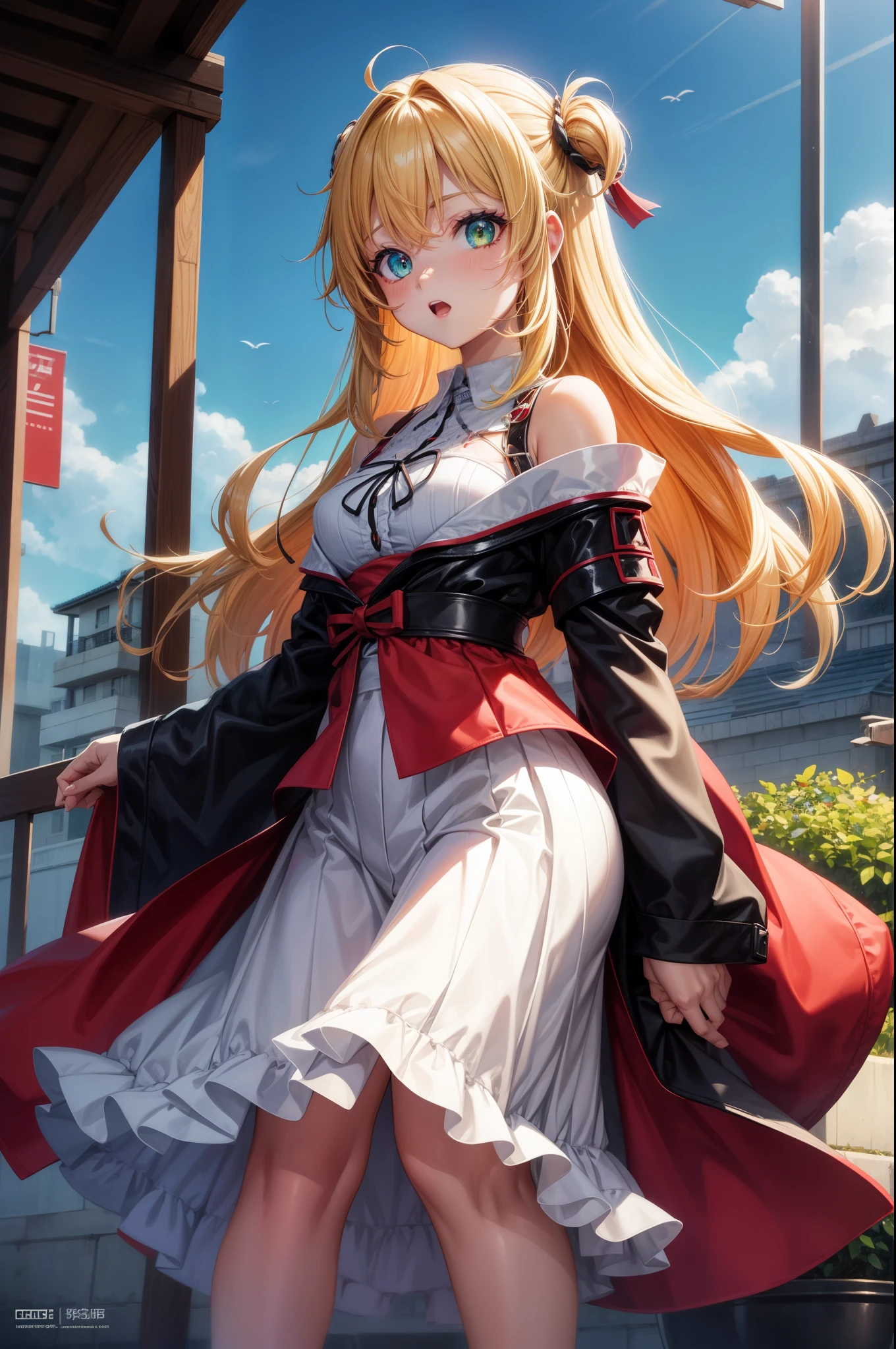 score_9、score_8_up、score_7_up、score_6_up、score_5_up、Source Anime、
Anime Eyes、Anime Arts、Reincarnation \(green\)、left eye、額 Reincarnation \(red\)、Reincarnation \(yellow\)、right eye、Heterochromia、eye in forehead、solo、1 Girl、