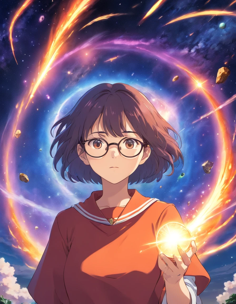 Meteor Summon　woman　Glasses