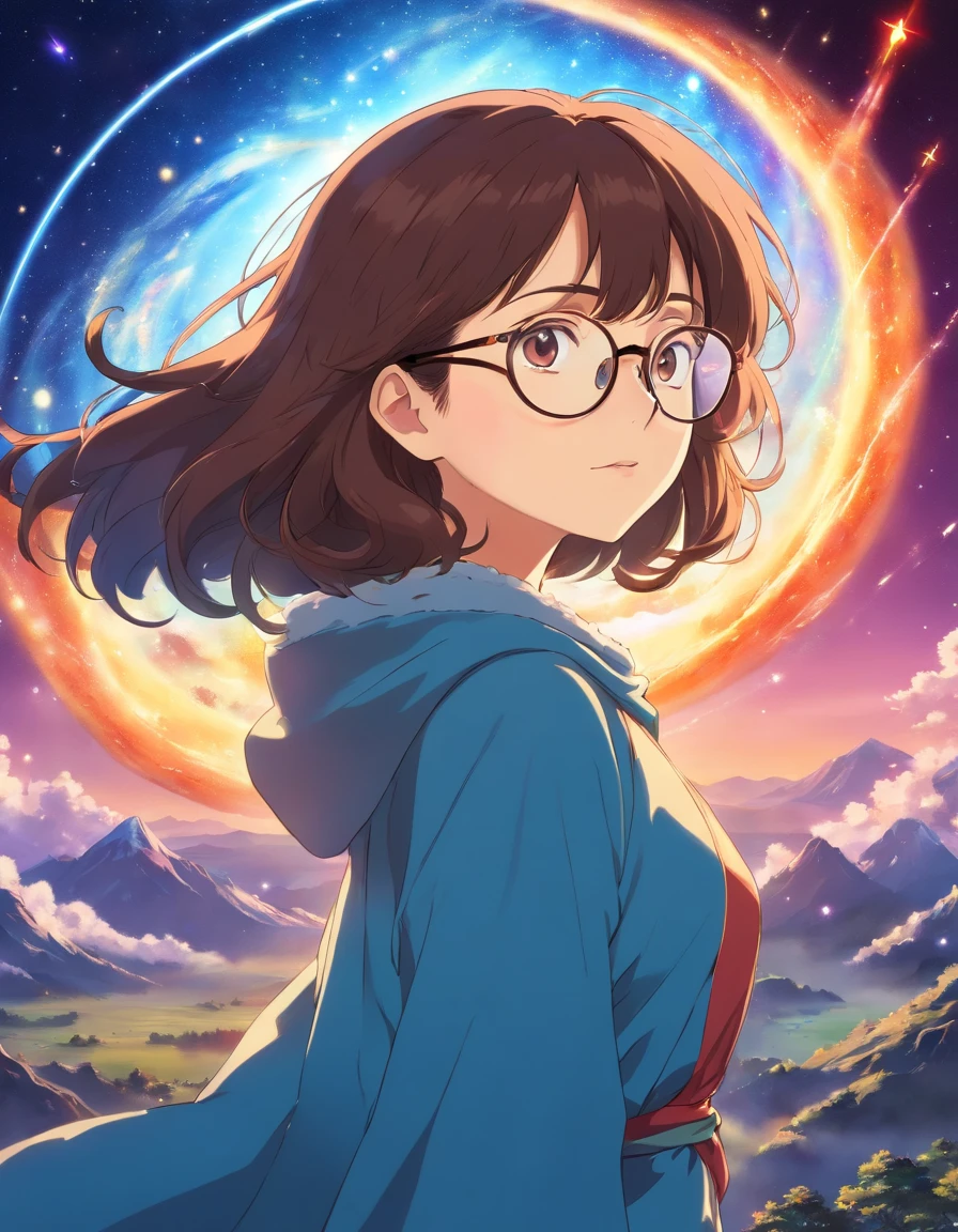 Meteor Summon　woman　Glasses