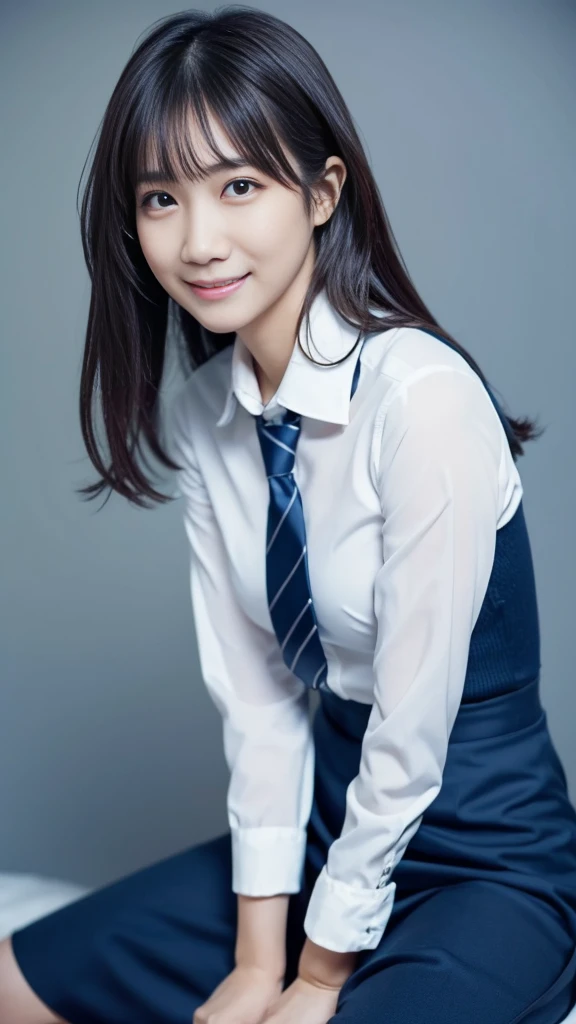 ((Best Quality, 8k, Masterpiece: 1.3)), (close up:0.75), Photorealistic, Sharp Focus, High Quality, High Definition, Portrait, Portrait, 1 Japan Beautiful Person, Middle Aged Woman, Business Suit, 43 Years Old, Plump, ((Light from slits of locker)), Smile, Wavy Hair, Wrinkles at the corners of the eyes, ((Show Pubic and Panties:1.5)), have a crumpled tissue, Squatting, Office, Dark Locker,