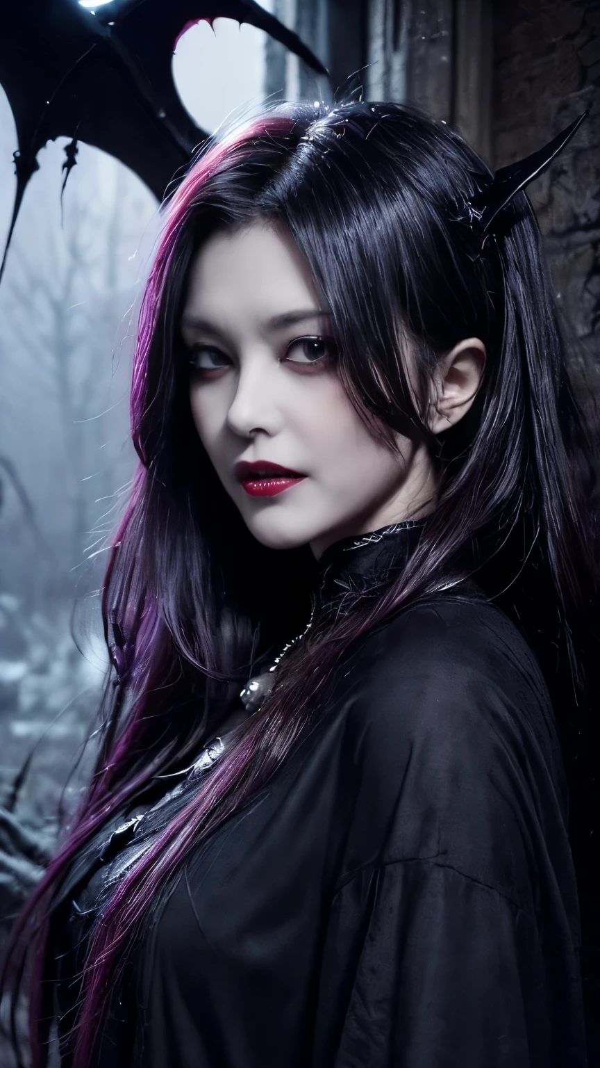 (highest quality,High resolution:1.2),(dark,Threatening:1.1),(Regrettably:1.1), (devilのテーマ:1.5),(dark horror theme:1.5),(Thriller:1.5),(Inspiration from Stephen King:1.5),(Dark fantasy:1.5), (Ink and watercolor:1.5), (black and white color:1.5), (Ominous landscapes:1.5),(Countless stars fly towards the viewer:1.5),(Ruined:1.5),(Ruined village:1.5),(1800s:1.5), (Ruined theme:1.5),(There'A lot of dust rises:1.5),(puddle:1.5),(Dirt roads:1.5),(Absurd:1.5),(wonderful:1.5),(highest quality:1.5),(masterpiece:1.5),full length,Quartz Lepidolite Woman in a Red Dress, (Powerful figure:1.1、Big Breasts、Glasses) 、 ((((Round Glasses)))),(((Big Breasts)))、,(((Twisted corners,Fiery crown:1.1)))Pretty face,Raise your eyebrows,Full Body Shot,Ominous landscape,Fluorite Chrysocolla Atmosphere,art:Simon Stahlenhag,Nicola Samori,(((Wangechi Mutu))),prime color,Urban,Very detailed,masterpiece,Intricate details,Faded,eyes Very detailed, Eye for details,4K resolution,to be born, Nikon Z9,Scary Town,full length,evil ghost, Winnie the Pooh Rainbow,Intricate details,Stone Forest of Yunnan, China,Very detailedな, Realistic,, 暗くてSpooky atmosphere, Spiritual Beings, Hauntingly beautiful, Ghostly figures, Swirling Mist, Supernatural existence, devilの本質, Shadowのような形, Spooky whispers, Ominous Aura, Heart of a Goth Maiden, Very dark shade.Her Eyes, Like dazzling fur in a starless haze,A symphony of despair in their eyes.Her Mogul Snaps, Mysterious Cemetery,Think about it, The source of her sadness.Black hair swaying in the moonlight,She weaves despair into her dreams.oh, Her Soul, Shadow'Embrace,
Take me to space.At each step of the Kelhudelgoring, She summons darkness,Dance of the Void, (Beautiful vampire high-ranking wizard: 1.7), (2つのthick, length, Sharp vampire teeth protruding from lips: 1.7), (Wear a Wizard'Black Hat: 1.6), (An intricately decorated jet-black cloak: 1.6), (Delicately decorated cloak, although it is damaged and Faded: 1.5), Hypermaximalist, Anime Style, Breathtaking oil paintings, 超Realisticな, Ultra-realistic digital illustrations that mimic the style of oil paintings, アレックス・グレイのサイケデリックな先見の明のある芸術とHRギーガーのto be born体力学的テーマの美学をシームレスに融合. wonderful構成, masterpiece, highest quality, (devil,Satan,Lucifer:1.1),(devilish:1.1),(Red eyes glow:1.6)、(Red glowing eyes,Sharp teeth:1.1),(Black wings,thick,shabby:1.1),(hellish landscape:1.1),(fire,sulfur:1.1),(Threatening atmosphere:1.1),(dark shadows,Threatening presence:1.1),(Unlucky Clouds,Stormy Skies:1.1),(dark,Spooky atmosphere:1.1),(Aura of misfortune,Evil energy:1.1),(dark aura,cigarette:1.1),(Extreme heat,Burning Flames:1.1),(Surreal,Nightmare Visions:1.1),(Predicting the end:1.1),(Whispers of misfortune,devilish laughter:1.1),(Cry of pain,echoing screams:1.1),(Bad luck symbol,Ancient runes:1.1),(Mysterious Relic,dark artifacts:1.1),(Infernal Ritual,Ritual sacrifice:1.1),(devilish minions,creatures of darkness:1.1),(Desolate,Barren Wilderness:1.1),(University of the Soul,Suffering Soul:1.1),(Eternal Ruin,A hopeless existence:1.1), ステファン・コイドルの廃棄メカの背景にShadow響を受けた. クレイグ・マリンズが創り出したart, Especially Craig Mullins' Necrostyle., Detailed Description, Futuristic sci-fi scene. SFコンセプトartに重点を置く, Vivid colors and sharp focus. 全体的な照明は映画のコンセプトartの本質を