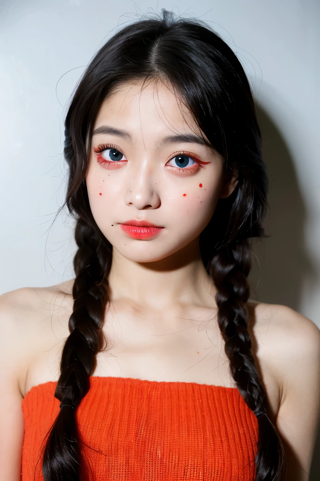 doll face red eyes
