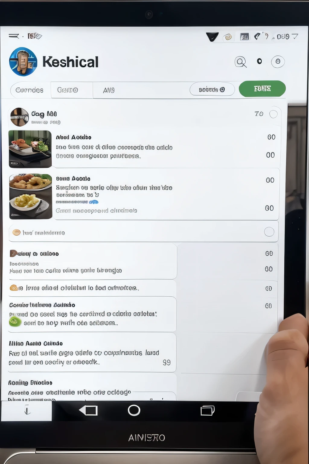  Healthy Food Delivery Application Interface with Partnerships 1. Tela de Login/Cadastro
- Login:
  - Campos para inserir e-mail e senha.
  - Button "Esqueci minha senha".
  - Button "Entrar" destacado.
- Cadastro:
  - Campos para nome completo, e-mail, senha, Password Confirmation.
  - Button "Cadastrar" destacado.
- Additional options:
  - Login com redes sociais (Google, Facebook, etc.).

2. Tela Inicial/Home
- Barra de Pesquisa:
  - Field for the user to type what they are looking for (ex: "lactose free lunch").
- Filtros:
  - Buttons para filtrar por categorias: Sem Lactose, gluten-free, sugar-free, Vegano, Vegetariano.
- Suggestions and Highlights:
  - Carrossel com pratos ou combos em destaque.
  - Section "Suggestions for You" based on order history.

3. Navigation - Bottom Navigation Bar:
  - Icons for: Home, Explorar/Categorias, Carrinho, Pedidos, Perfil.
  -Menu Lateral (Burger Menu):
  - Access to settings, central de ajuda, sobre o aplicativo, sair.

4. Explorar/Categorias
- Categorias:
  - List of categories with illustrative icons (Ex: Breakfast, lunch, Jantar, Lanches, Sobremesas).
- Subcategorias e Filtros:
  - Options to filter by price, Assessment, distance, tempo de entrega.

5. Parcerias (Aesthetic Clinics and Laboratories)
- Banner de Parcerias:
  - Banner promocional destacado na tela inicial.
- Explorar Parcerias:
  - Dedicated section to explore beauty clinic and laboratory services.
  - Buttons to schedule beauty appointments or home collections.
- Service Details:
  - Information about the services offered, Prices, and customer reviews.
  - Button "Agendar" destacado.

6. Detalhes do Produto
- Imagem do Produto:
  - Imagem de alta qualidade do prato.
- Product information:
  - Nome, Detailed Description, ingredientes, Nutritional information.
  - Etiquetas (sem lactose, gluten-free, sugar-free, vegano).
- Price:
  - Price do prato.
- Buttons:
  - Button "Adicionar ao Carrinho".
  - Button "Fav