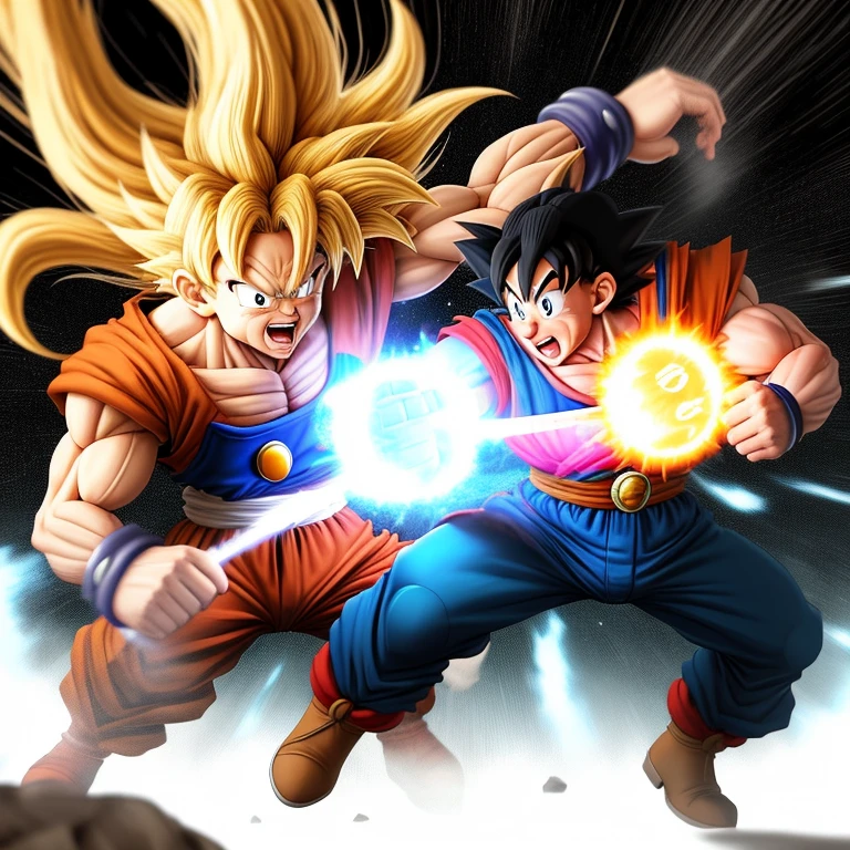 Goku vs Super Mario