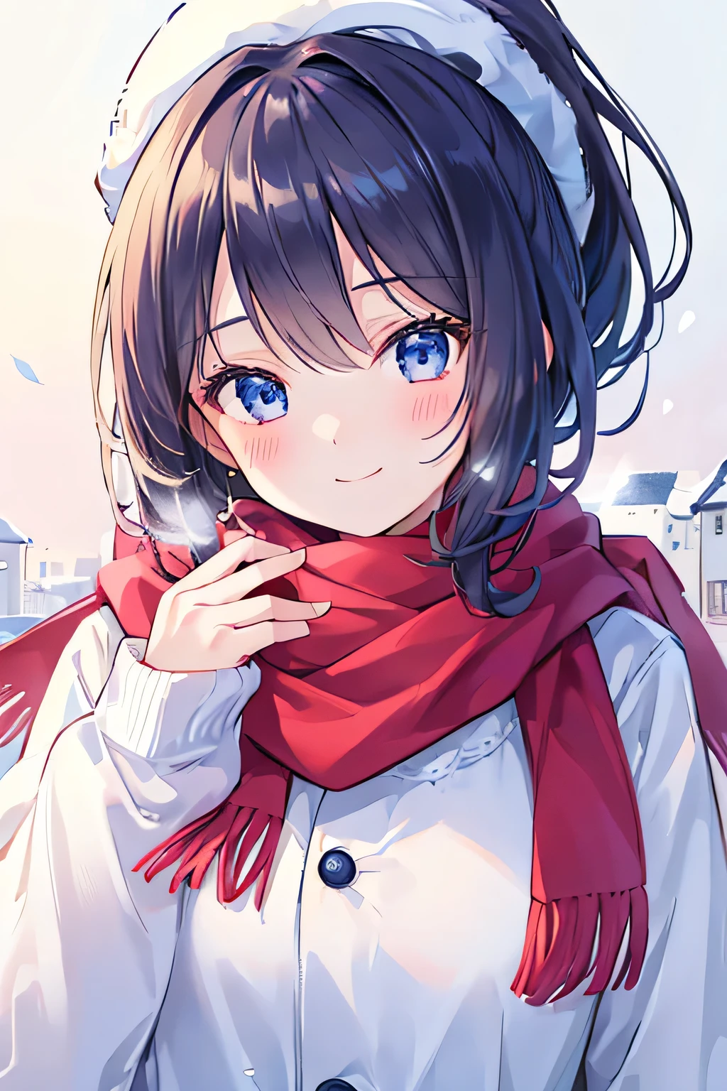 highest quality、High resolution、Detailed Background、(Beautiful face in every detail:1.4)、Teenage beauty、Highly detailed face、cute hair color、ponytail、Bobcut、cute hairstyle、well-groomed eyebrows、cute gesture、The girl's facial expressions and behavior、The surrounding snow scenery、Fits in one screen、(Three beautiful girls:1.2)、
It depicts a girl happily building a snowman in the snow.、
The big snowball the girl was holding、Smiling face、Snowman hats, scarves and other accessories、
It depicts a girl playing in a snowy landscape.、
A girl shovels snow and throws it、
The facial expressions and gestures of someone trying to catch the falling snow、
Depicts a girl having a snowball fight with her friends in the snow.、
The girl is smiling as she makes a snowball, and is in a pose throwing a snowball she is holding. The girl is stretching her hand out as the snow falls, gazing at the snowflakes.、
The girl is curious々The expression on his face and the snowflakes falling on his palm are adorable.、
Depicts a girl sledding in the snow、
A girl is smiling and sitting on a sled、She looks adorable as she glides happily with her hair blowing in the wind and snow falling.、cute