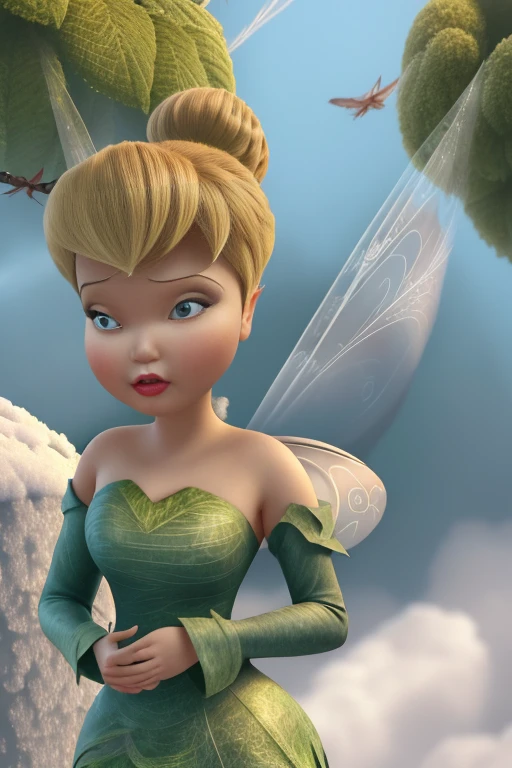 by Kenket, By totesfleisch8, (Big Slick, author：From silverfox5213:0.8), (by Shuro:0.2), masterpiece, 8k, Perfect lighting, , , woman, Show Viewer, Cinema Lighting, Cowboy Shot, (Tinkerbell:1.5), (Tinkerbell Waifu:1.1), Single hair bun, (Green winter coat), (Green clothes), ((clothes made from leaves)), Pointy Ears, blue eyes, (Detailed eyes:1.2), blush, Zoom out, Airline, (fly in the sky:1.8), cloud, Pixie Dust, winter, snow, forest, island,, (Upload to e621,8k, RAW Photos, High resolution,high quality), ((masterpiece)), woman, (Bottomless pit with shirt on), (Front view), (Cinema Lighting), Backlighting, (Shadow), Detailed Background, by Dagashi, (Personally), [author：Nguyen Family], Realistic, Surreal,