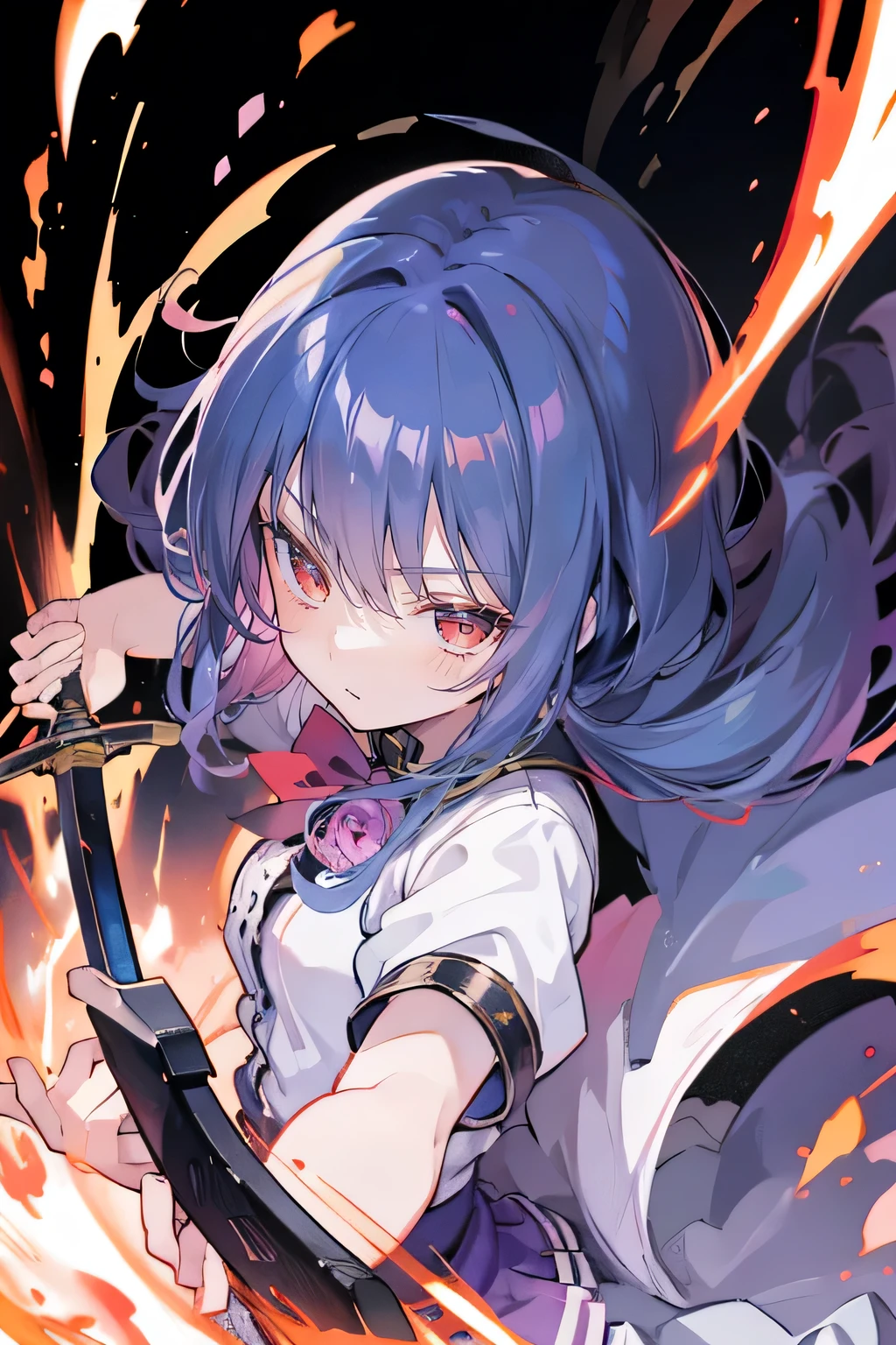 Anime girl holding a sword in the fire, Anime epic artwork, 4k Anime Wallpaper, Anime Art Wallpaper 4K, Anime Art Wallpaper 4k, Anime Wallpaper 4k, anime art wallpaper 8 k, Anime Wallpaper 4 k, Bad guy anime 8k, Anime Wallpaper, Anime Wallpaper, hd Anime Wallpaper, Anime style 4k, 4k comics wallpaper