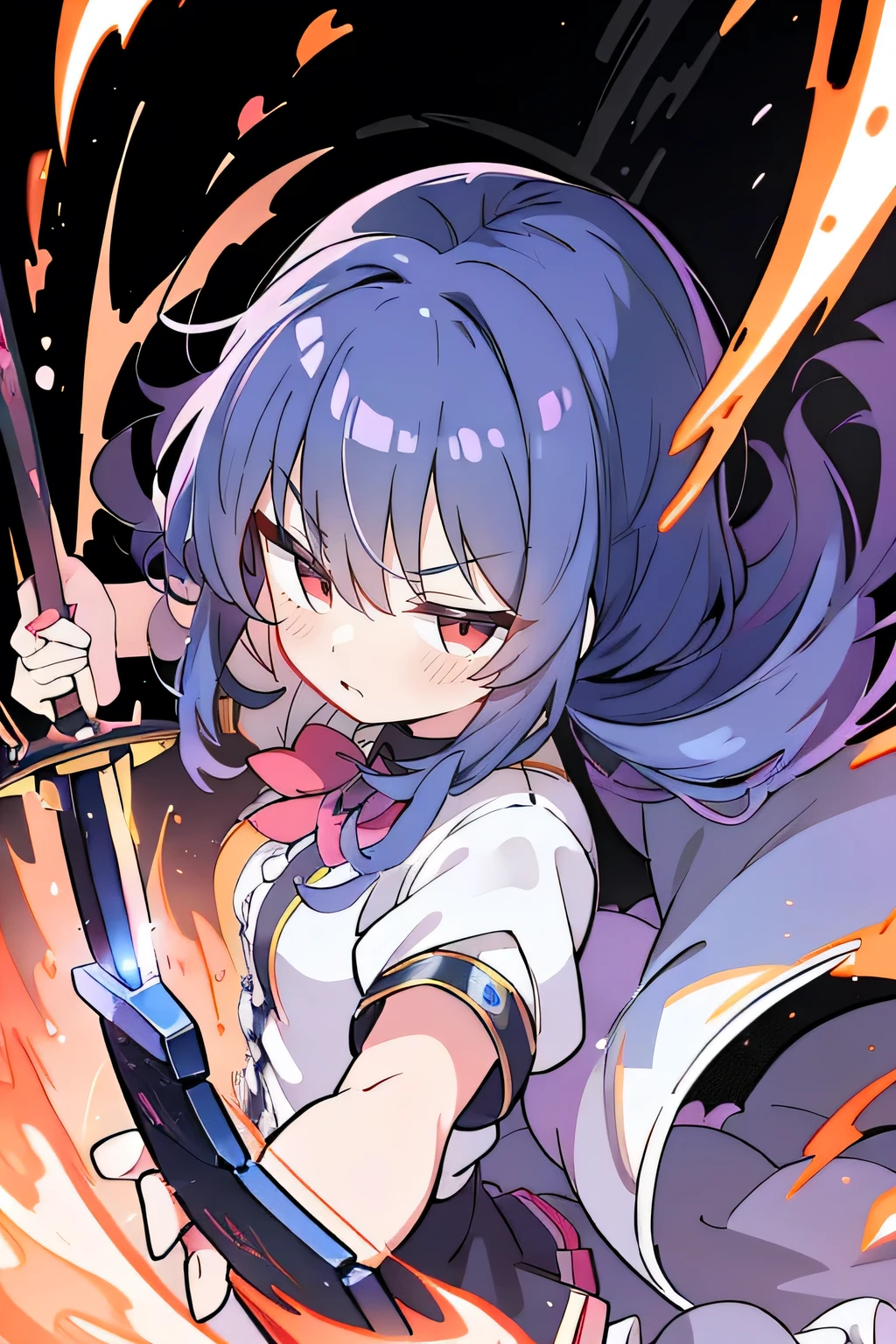 Anime girl holding a sword in the fire, Anime epic artwork, 4k Anime Wallpaper, Anime Art Wallpaper 4K, Anime Art Wallpaper 4k, Anime Wallpaper 4k, anime art wallpaper 8 k, Anime Wallpaper 4 k, Bad guy anime 8k, Anime Wallpaper, Anime Wallpaper, hd Anime Wallpaper, Anime style 4k, 4k comics wallpaper