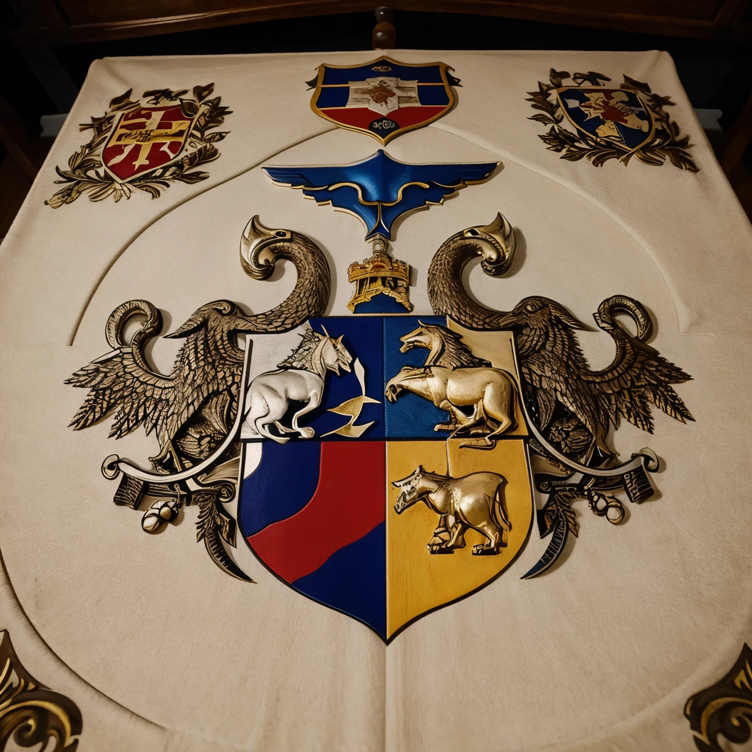 Create a coat of arms for the surname Berten according to its origins