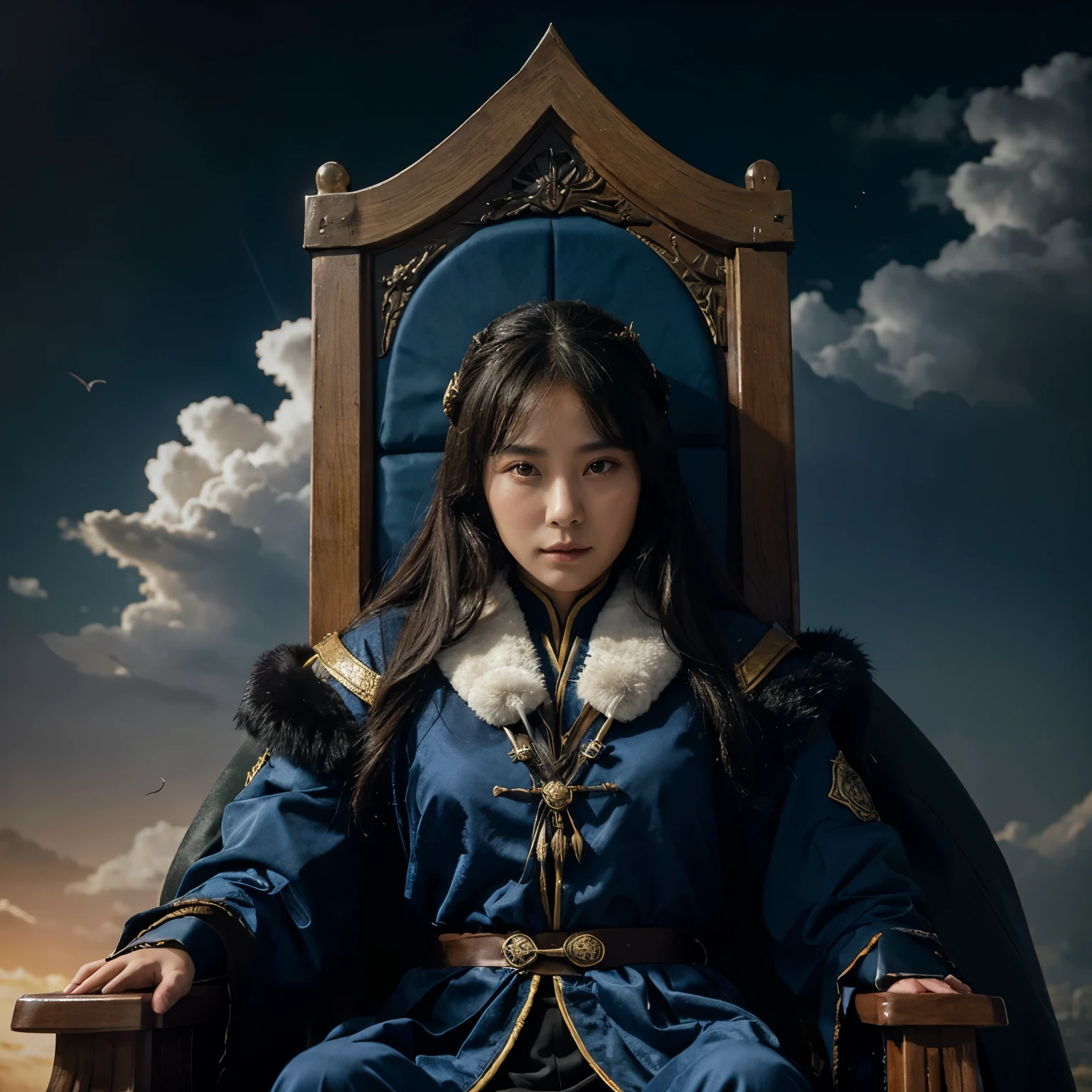(Throne of seal) Yue ye's costume on yun yun (Battle through the heavens)