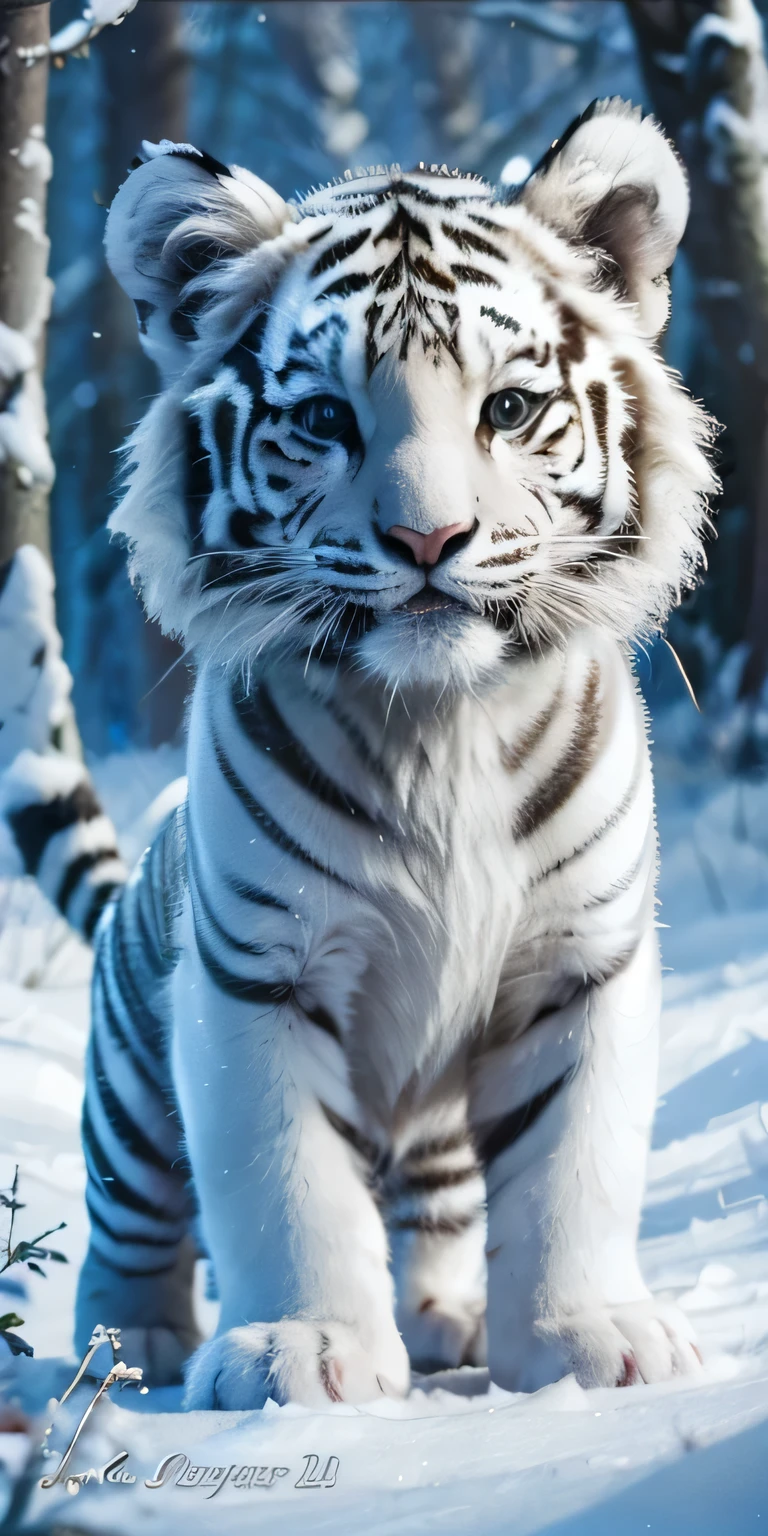little white tiger