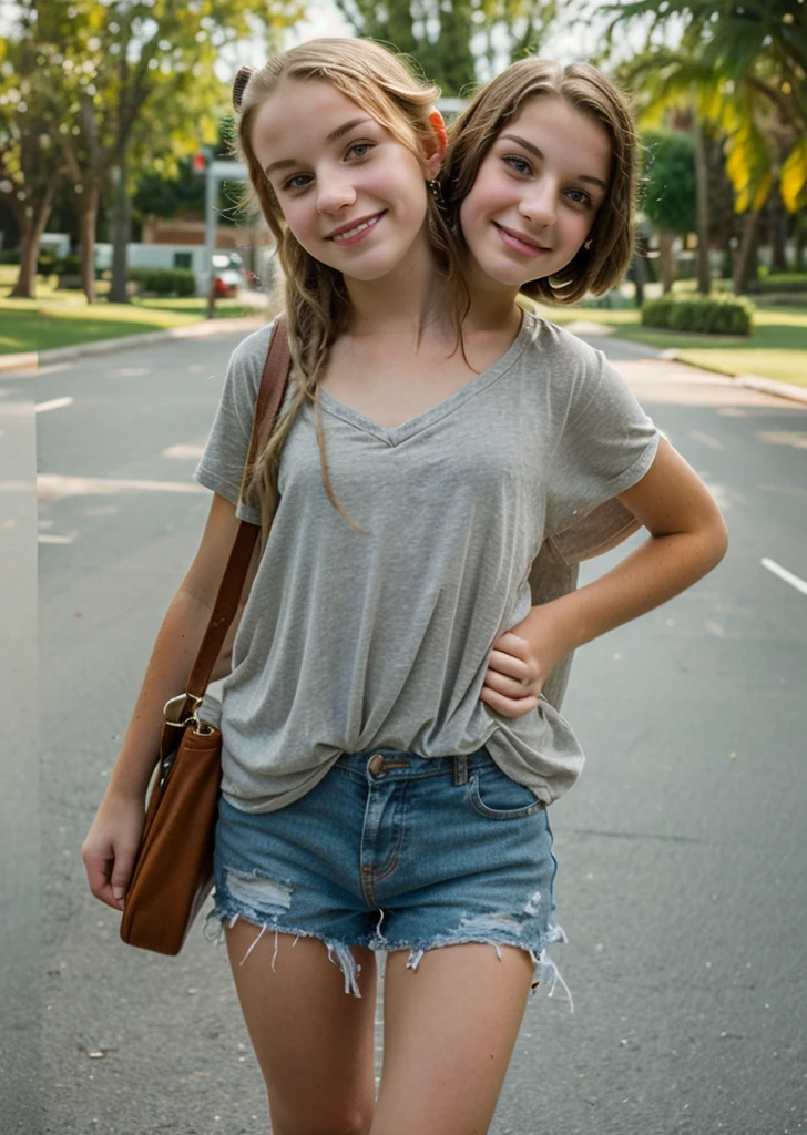 2heads, two headed girl, (one head :1.5), (one head adult:1.5))