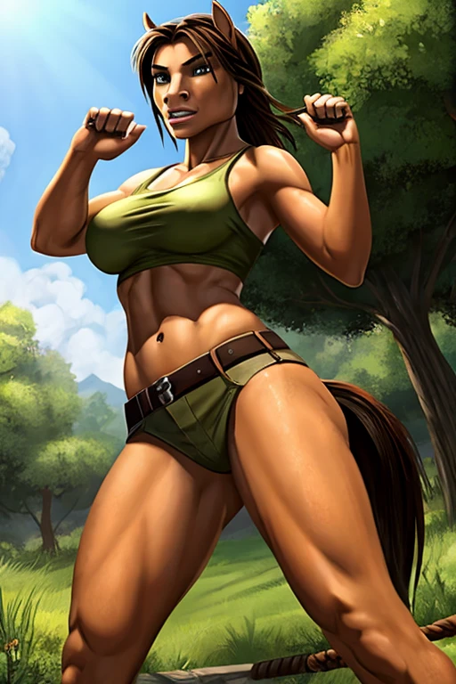 Horse lara croft