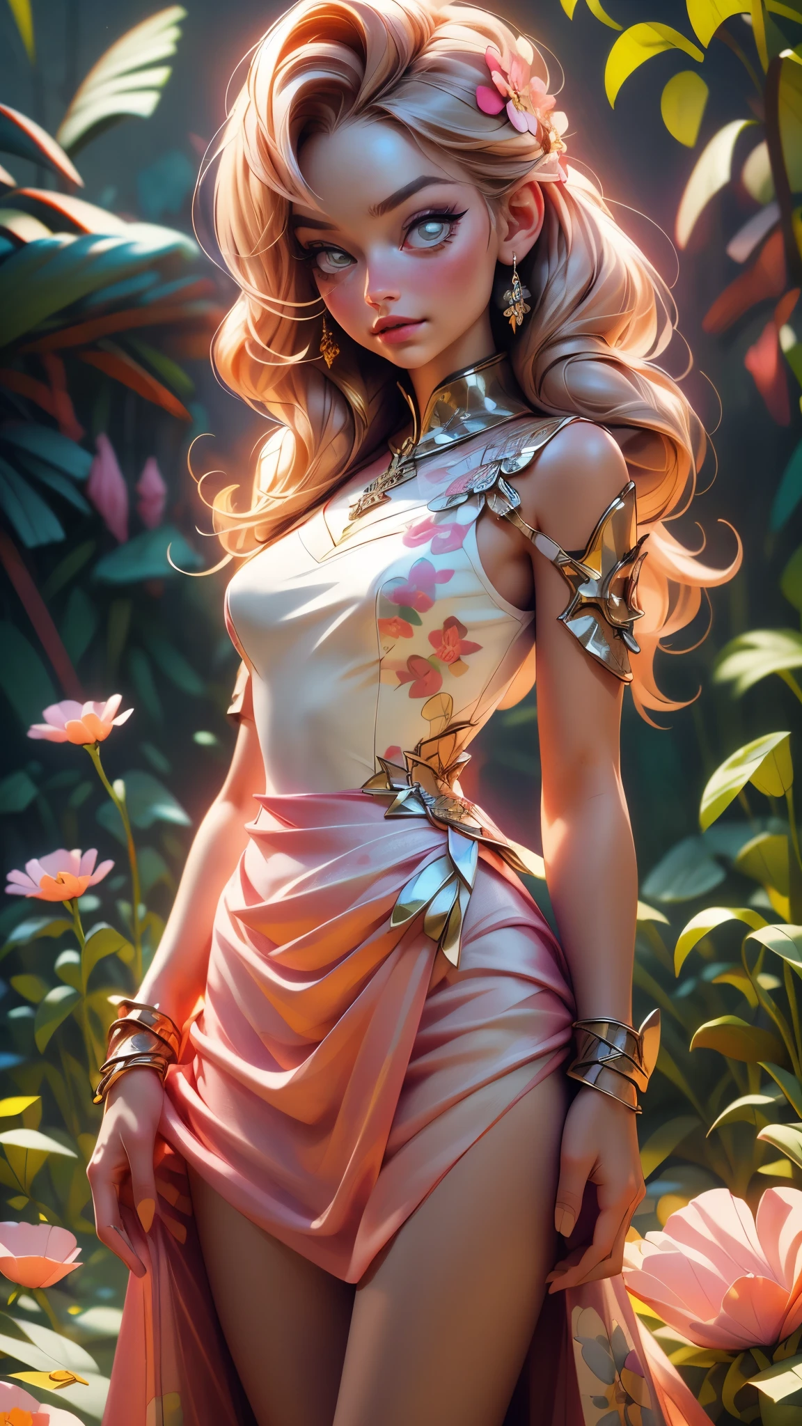 (best quality,4k,8k,highres,masterpiece:1.2),ultra-detailed,(best quality,realistic:1.2),lovely woman,field of poppy flowers,sheer yellow floral print summer dress,sunset,play,joy,beauty,harmony,portrait,soft lighting,vibrant colors, HDR, 8k, absurdres, cinestill 800, sharp focus, add_detail:2, Ultra HD | | | ((Fullbody-shot)) add_detail:2 (1woman, solo)