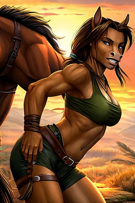 Horse lara croft