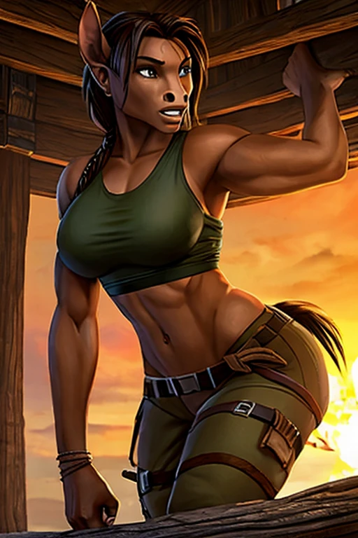Horse lara croft