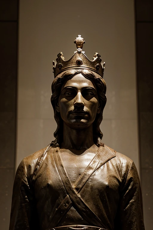 Enter a representation of a philosopher-King ruling