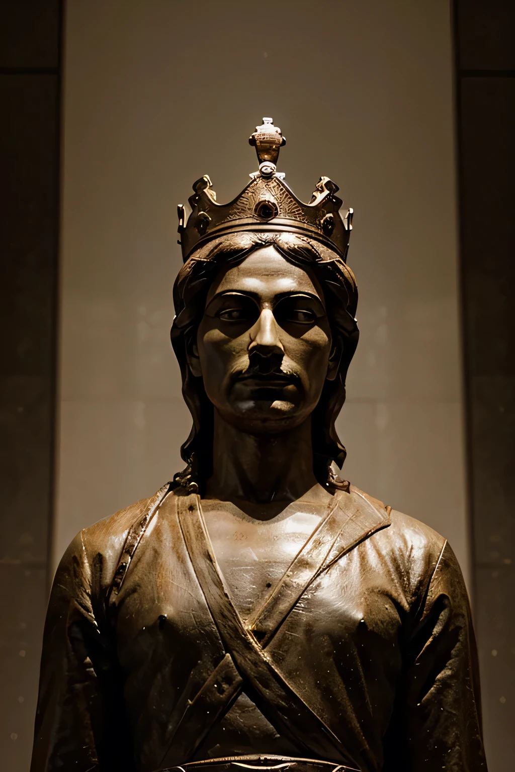 Enter a representation of a philosopher-King ruling
