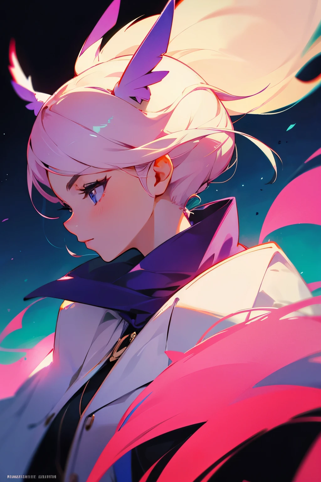 Personagem feminina perfil