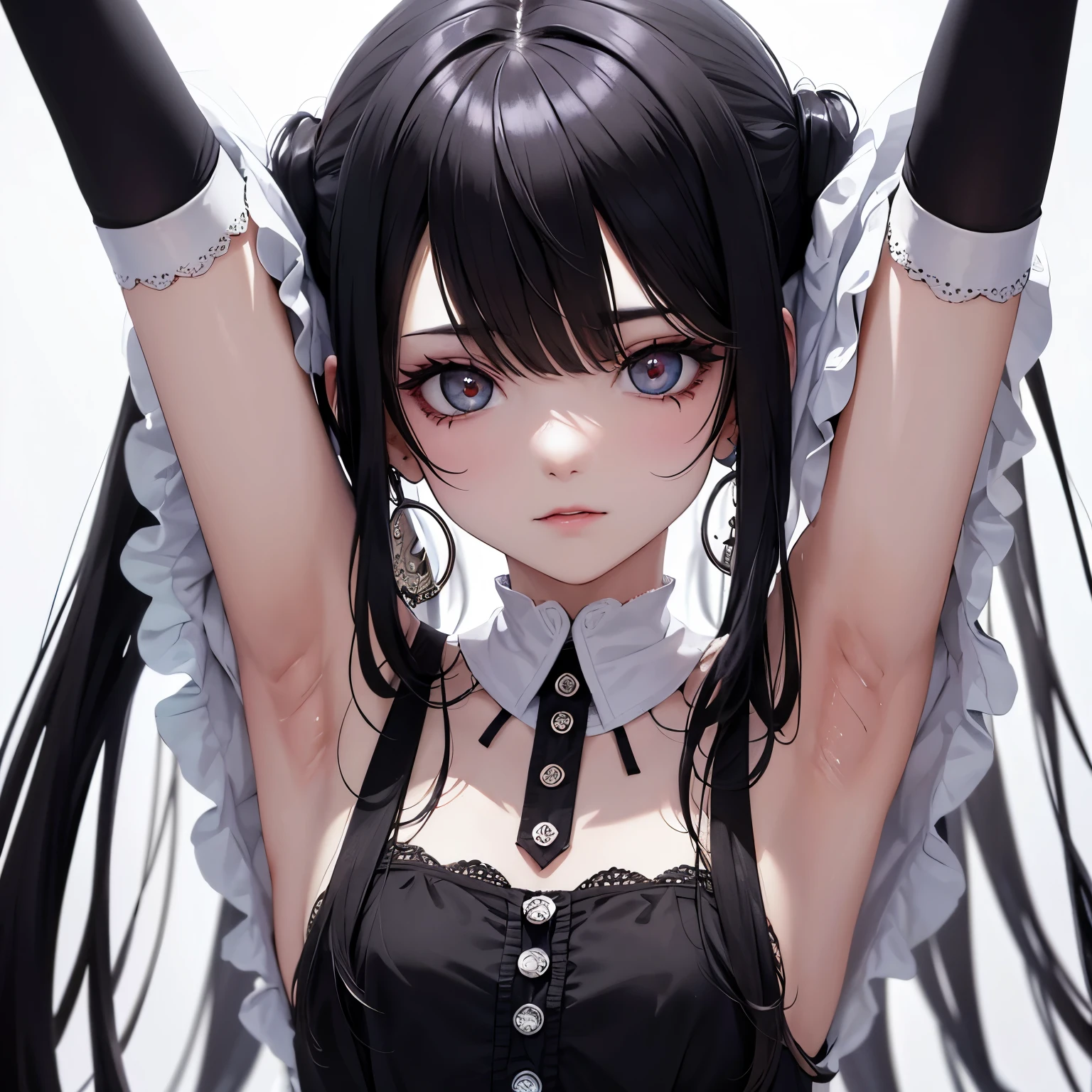 1girl, beautiful HinataNS, solo, looking_at_viewer, smile, hood, upper_body, konohagakure_symbol, closed_mouth, forehead_protector, fishnets, gradient, gradient_background volumetric lighting, best quality, masterpiece, intricate details, tonemapping, sharp focus, hyper detailed, trending on Artstation, <lora:HinataNS:1>